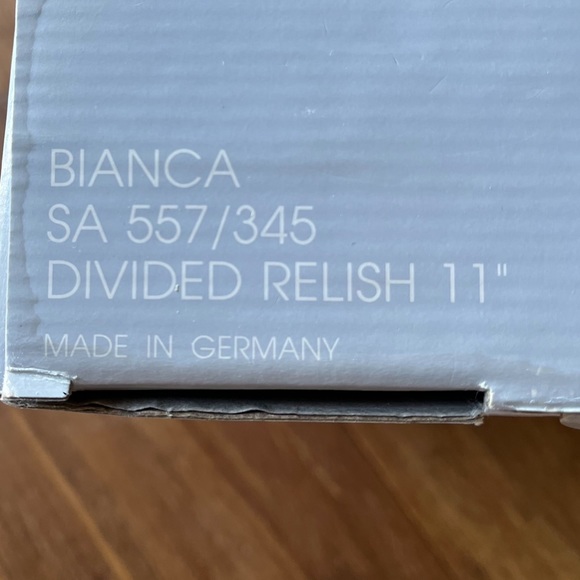 VINTAGE 1980’s MISAKA BIANCA DIVIDED RELISH CANDY DISH - Picture 2 of 6